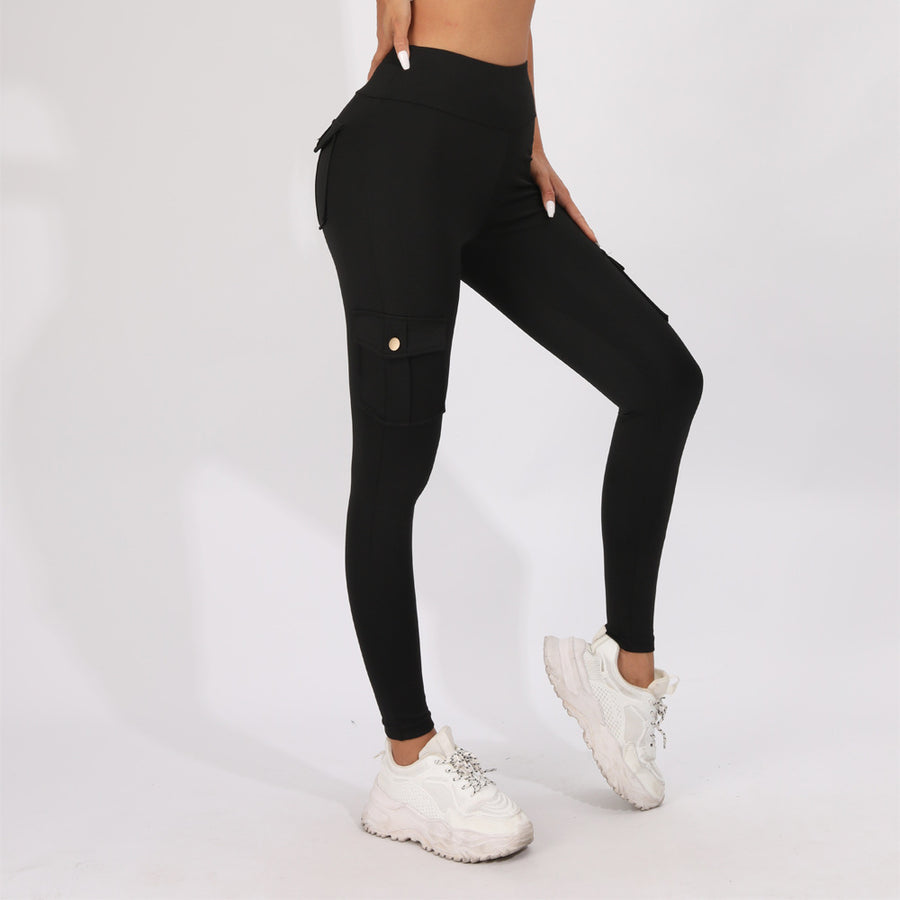 Women's Breathable Butt Lifting Yoga Leggings with Pockets