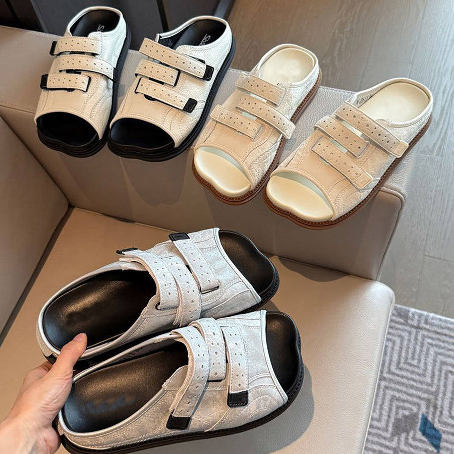 Women Minimalist Double Adjustable Sandals for Casual Wear