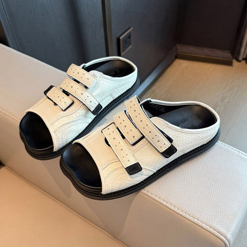 Women Minimalist Double Adjustable Sandals for Casual Wear