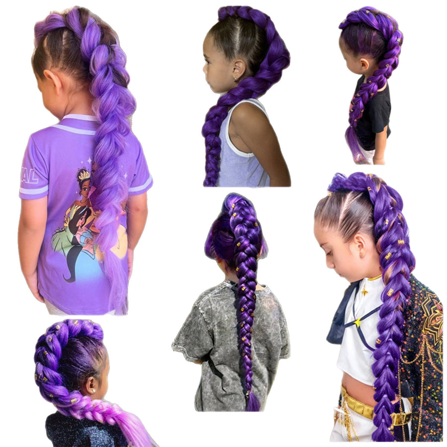 Colorful Rumi Ponytail Wig - Jump Rope Style for Fun Looks