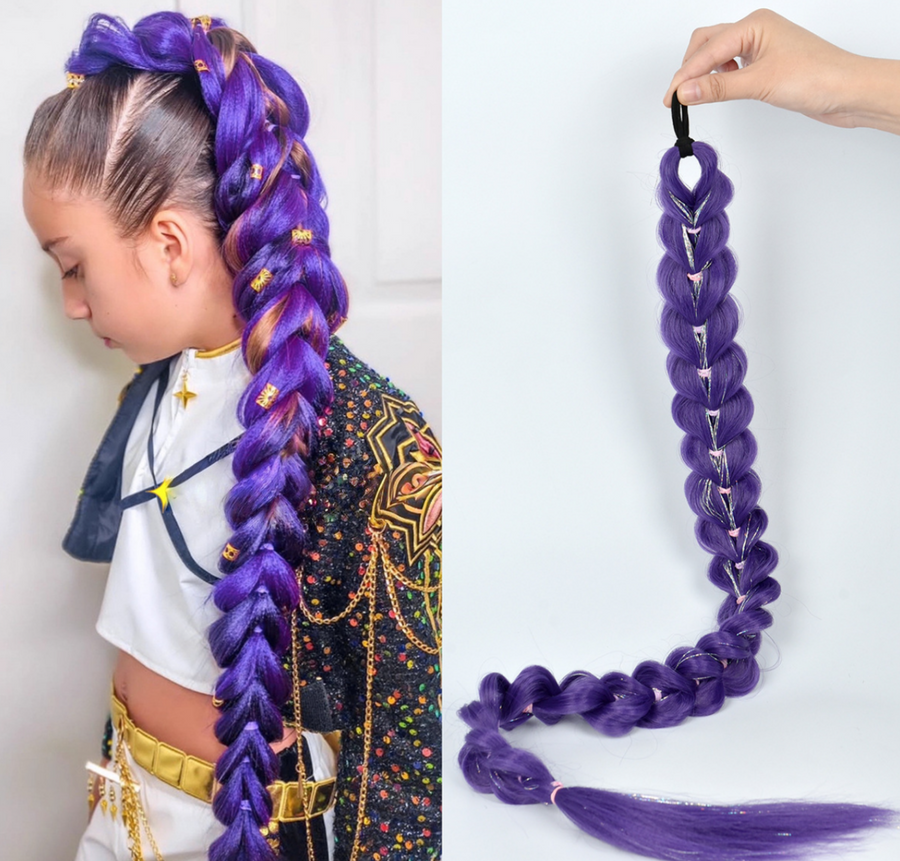 Colorful Rumi Ponytail Wig - Jump Rope Style for Fun Looks