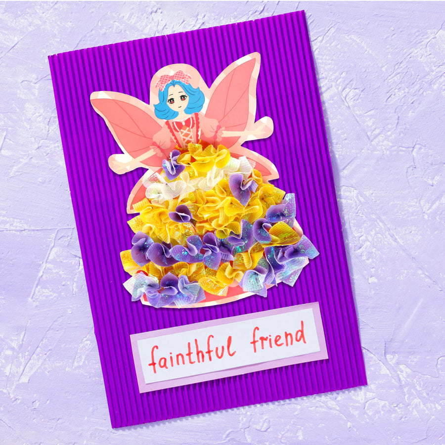 Elves Craft Kits: 12-Piece Felt Embroidery Set for Girls