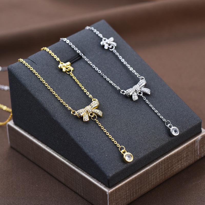 Dainty Adjustable Sweater Chain Necklace for Women