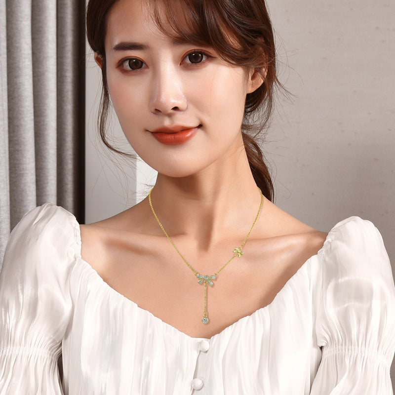 Dainty Adjustable Sweater Chain Necklace for Women