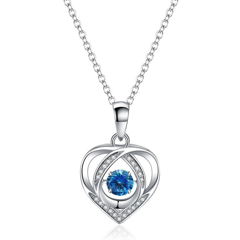 Dainty Heart Pendant Collarbone Chain for Women | Sweater Necklace