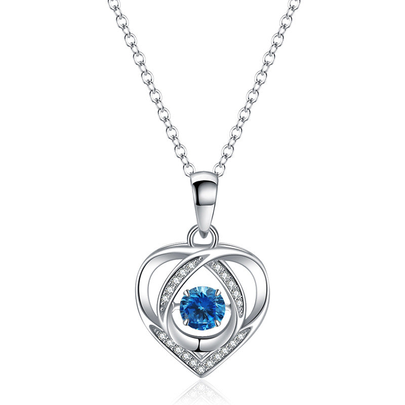 Dainty Heart Pendant Collarbone Chain for Women | Sweater Necklace