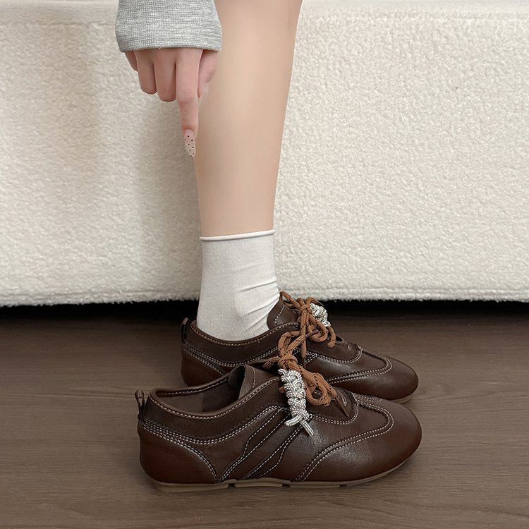 New Women Retro Piano Note Trainers - Casual Sneakers