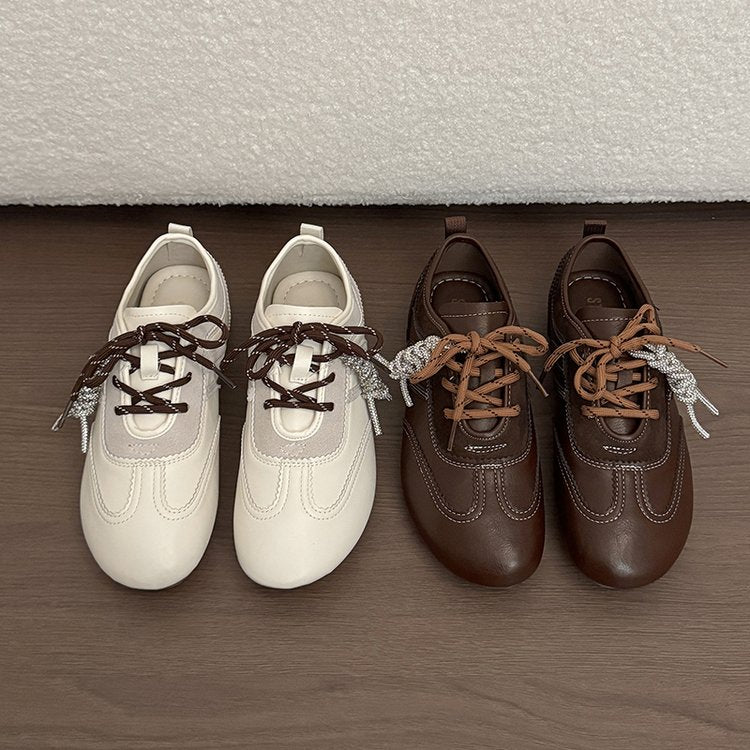 New Women Retro Piano Note Trainers - Casual Sneakers
