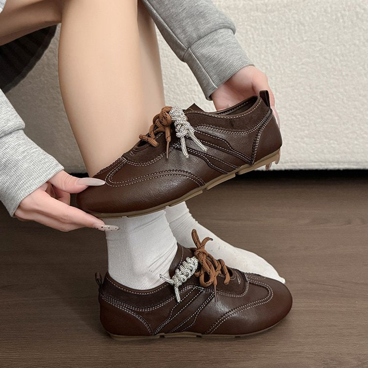 New Women Retro Piano Note Trainers - Casual Sneakers