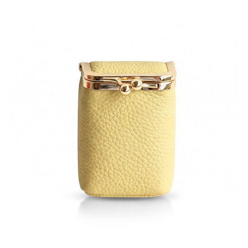 Leather Mini Red Lipstick Bag - Chic & Stylish Makeup Bag