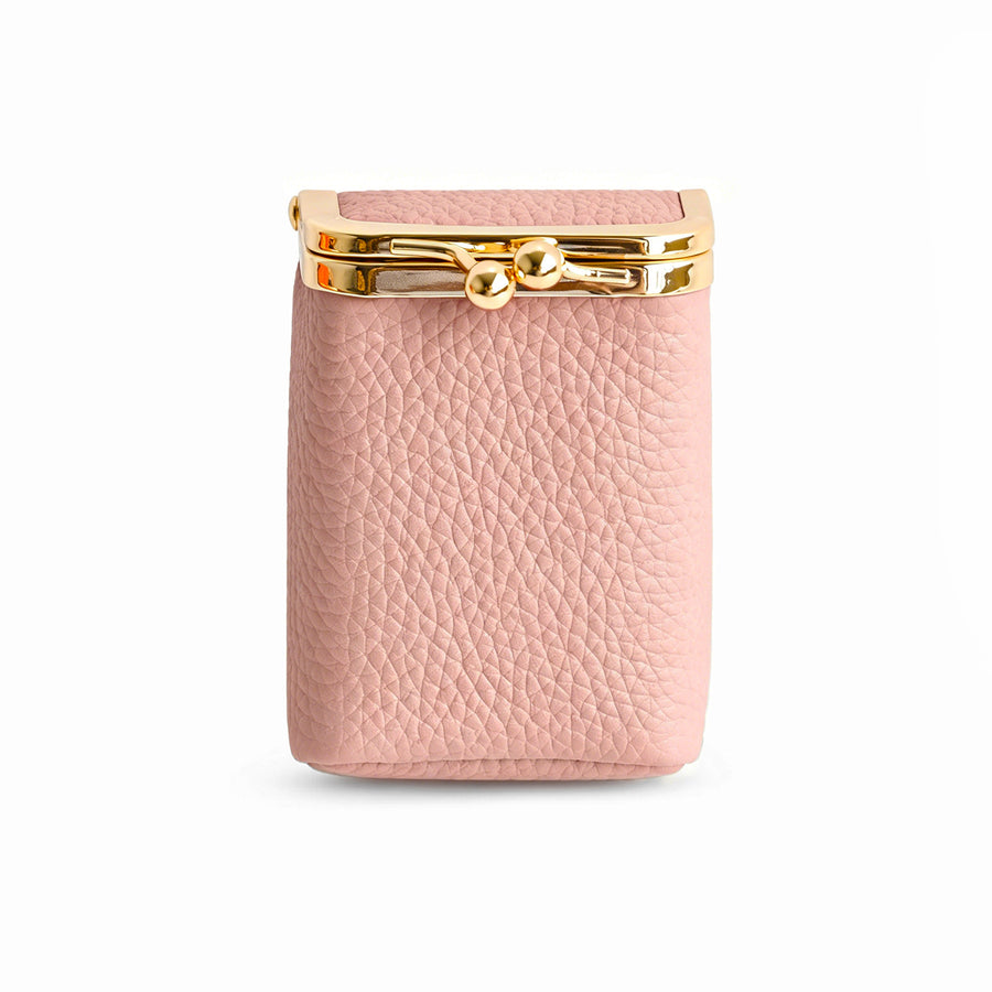 Leather Mini Red Lipstick Bag - Chic & Stylish Makeup Bag
