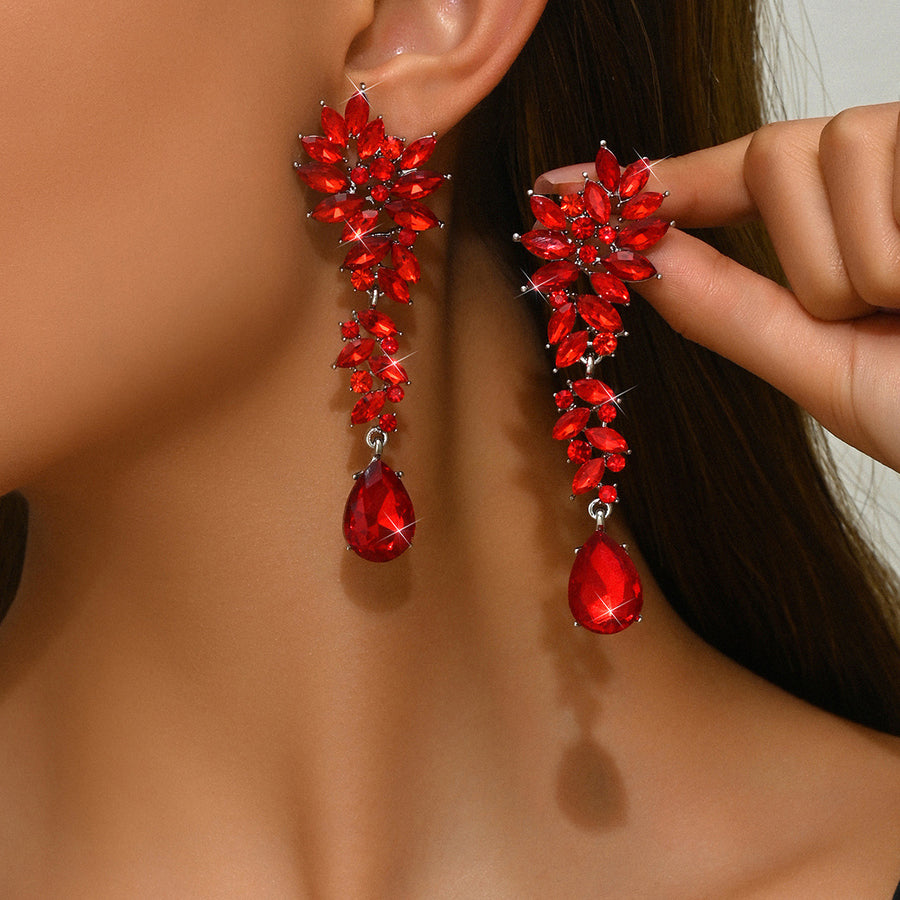 Elegant Water Drop Shape Dangle Earrings for Women