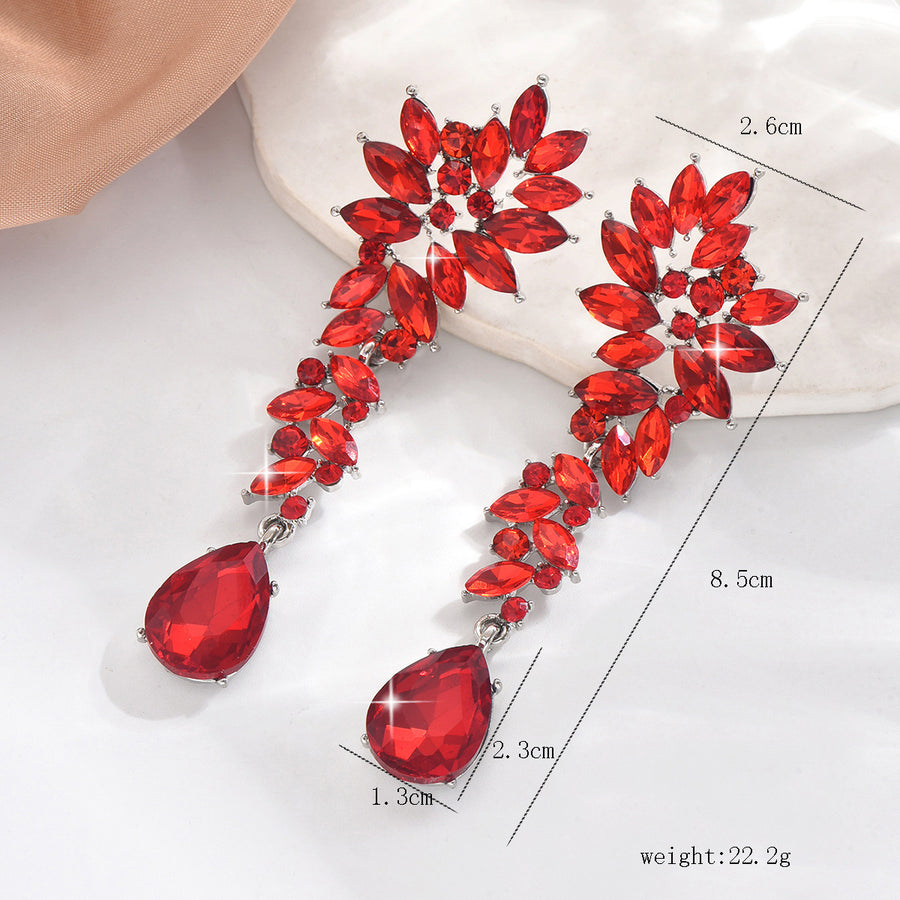 Elegant Water Drop Shape Dangle Earrings for Women