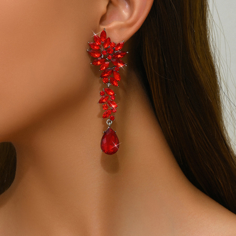 Elegant Water Drop Shape Dangle Earrings for Women