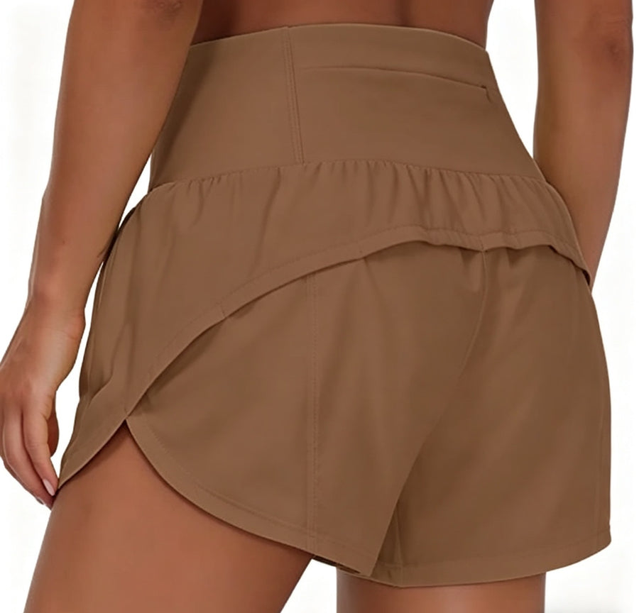 High Waisted Women's Athletic Running Shorts for Yoga