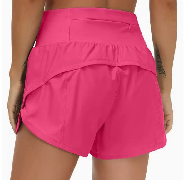 High Waisted Women's Athletic Running Shorts for Yoga
