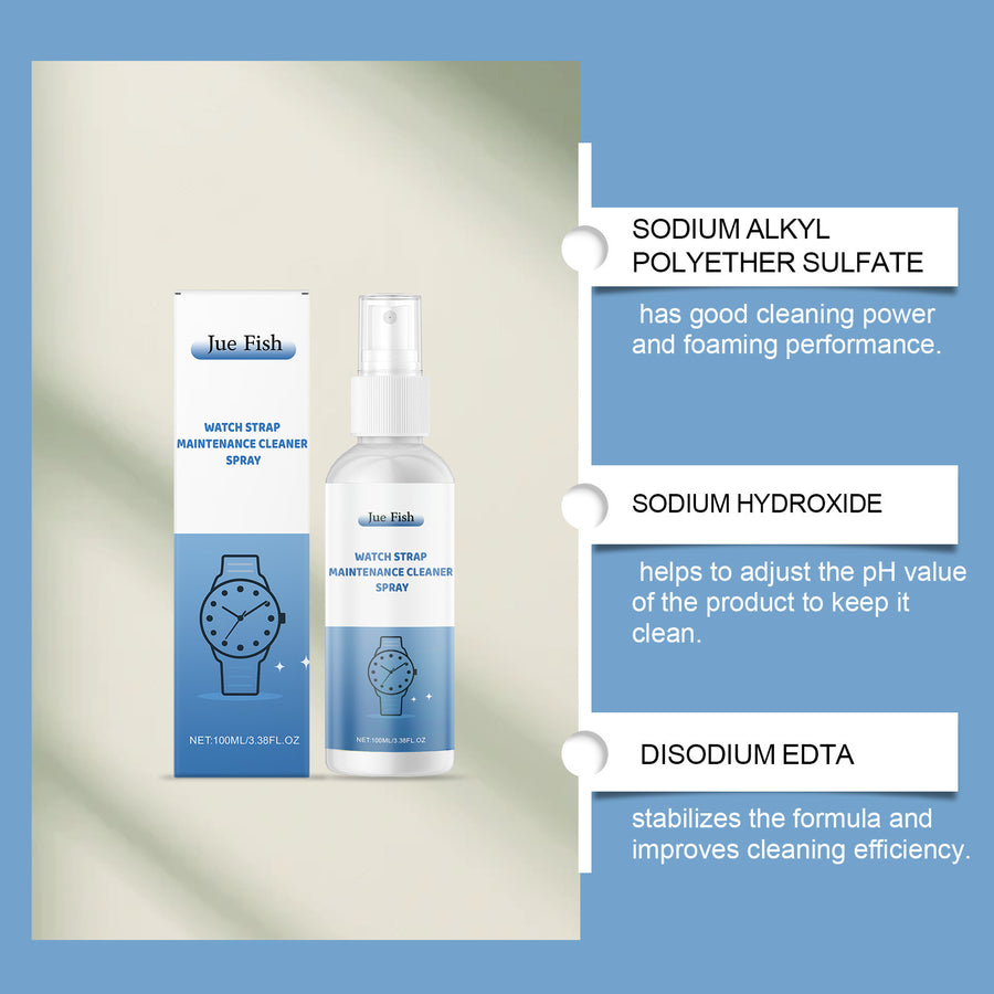 Daily Cleaning Spray for Metal Watch Straps - Juefish