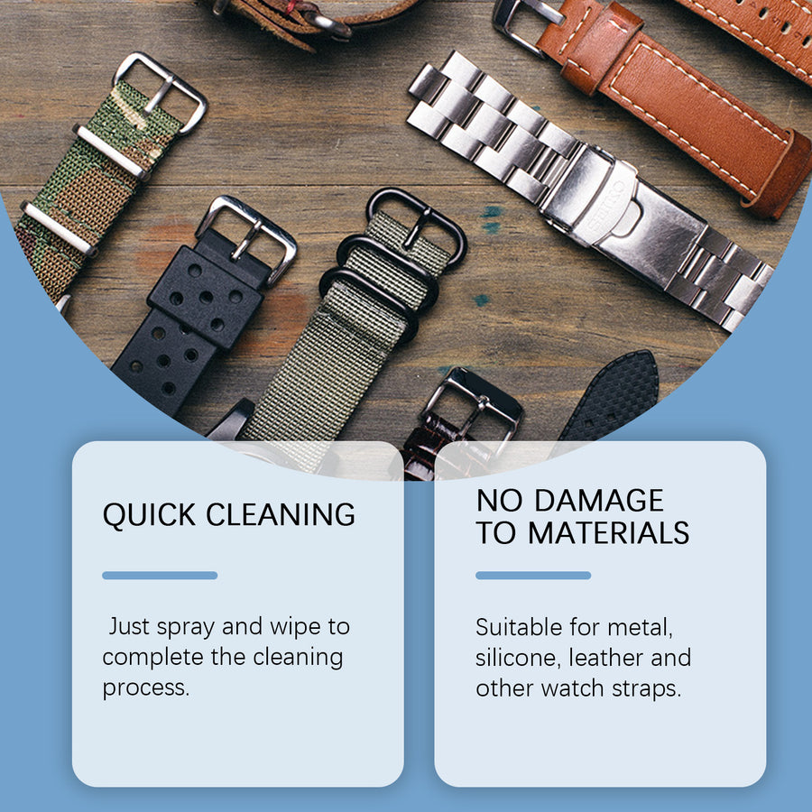 Daily Cleaning Spray for Metal Watch Straps - Juefish