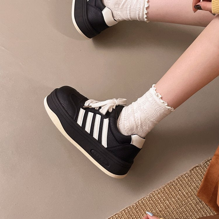 Women's Versatile Unique Chunky Sole Skate Shoes