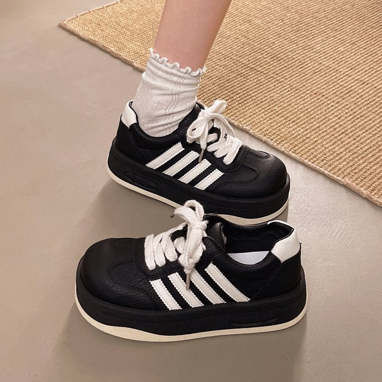 Women's Versatile Unique Chunky Sole Skate Shoes