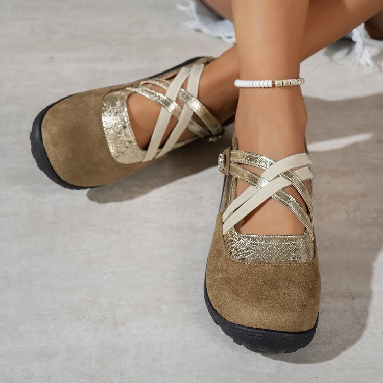 2026 New Arrival Plus Size Women's Retro Ballet Shoes