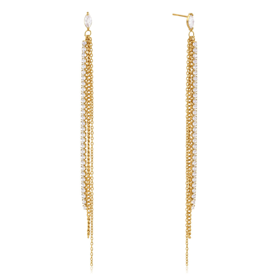 Elegant Titanium Steel Jewelry Set for Women - Light Luxury