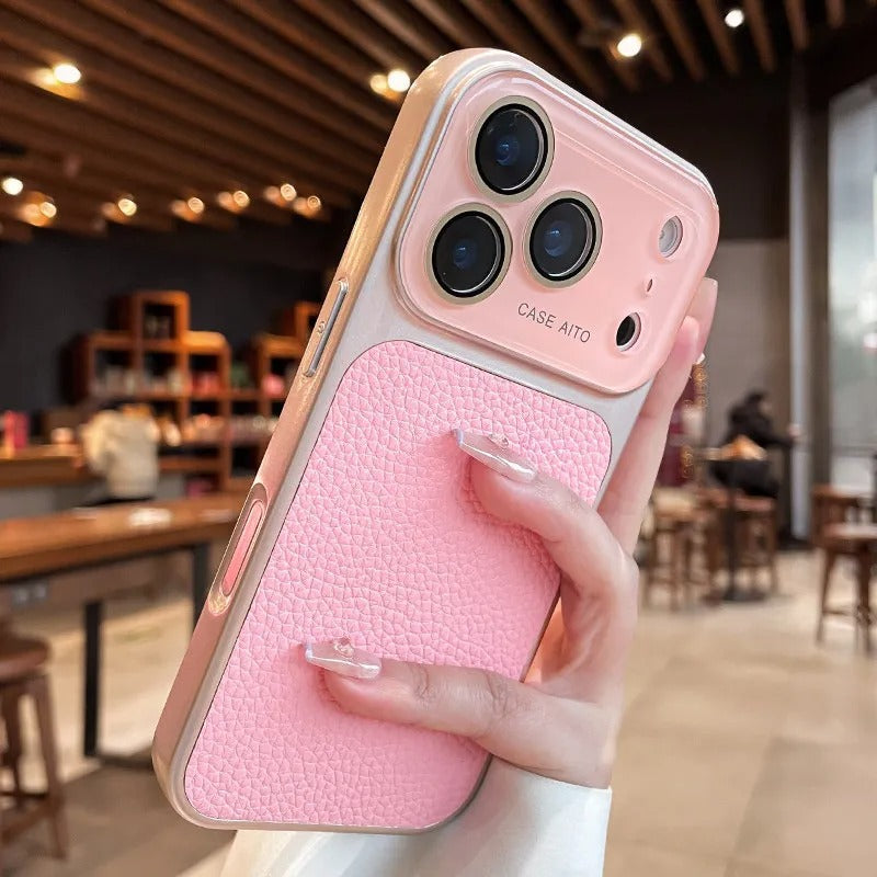 Lychee-pattern Phone Case for Full-body Coverage Protection