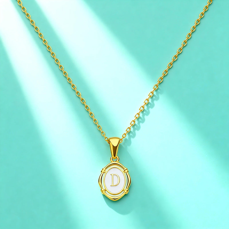 Affordable Luxury Gold 26-Letter Pendant Necklace for Women