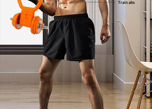 Fitness Kettlebell Dumbbell Handle with Single-hole Grip Clamp