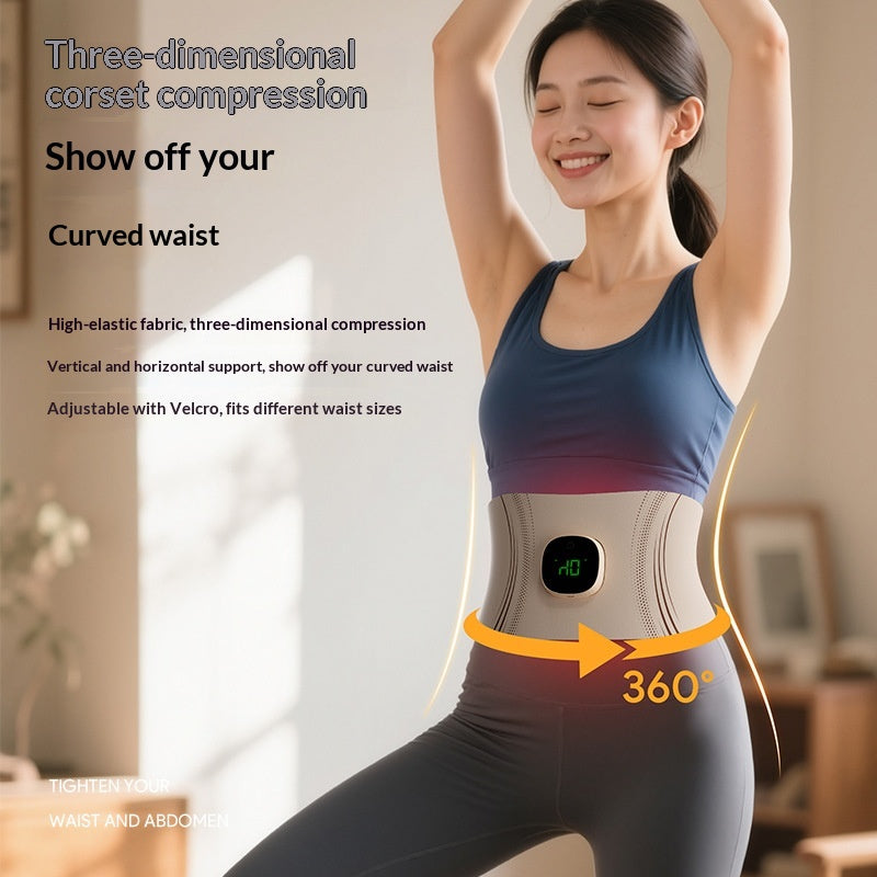Microcurrent Waist and Abdominal Warm Compress Massager