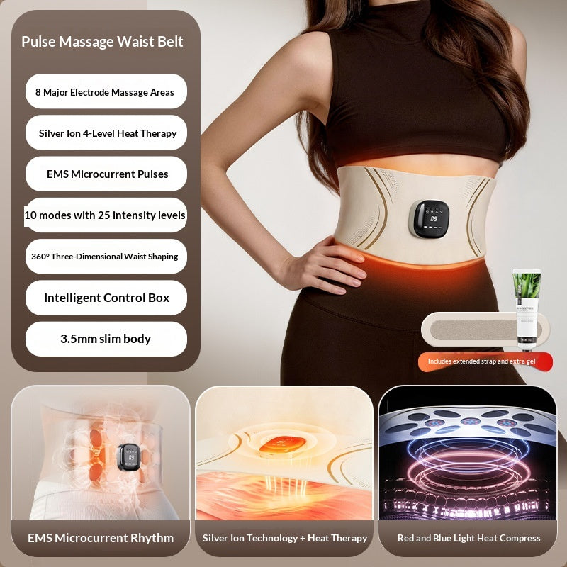 Microcurrent Waist and Abdominal Warm Compress Massager