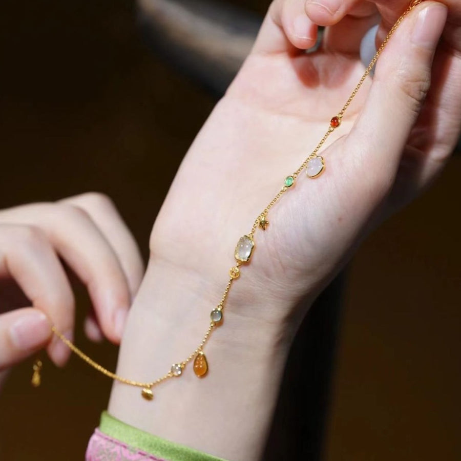 Charming Summer Forest-Style Starfish Anklet for Women