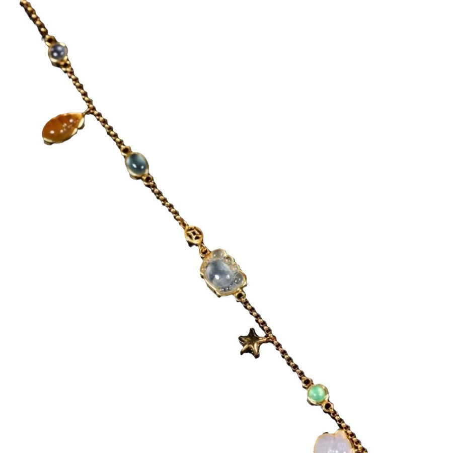 Charming Summer Forest-Style Starfish Anklet for Women