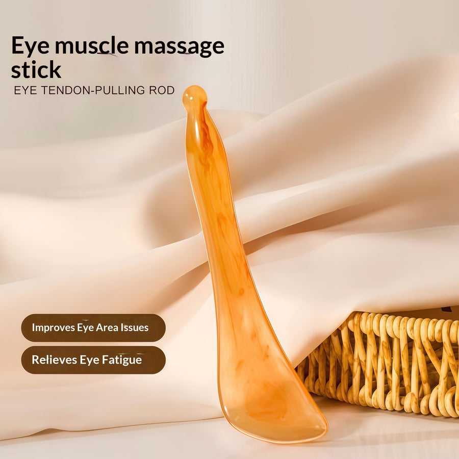 Facial Gua Sha Board and Muscle-Stripping Stick for Relaxation