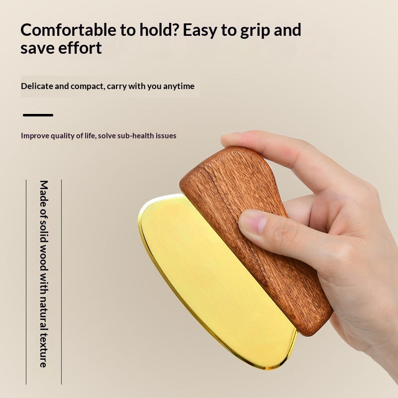 Zinc Alloy Fascia Scraper for Gua Sha - Enhance Your Self-Care