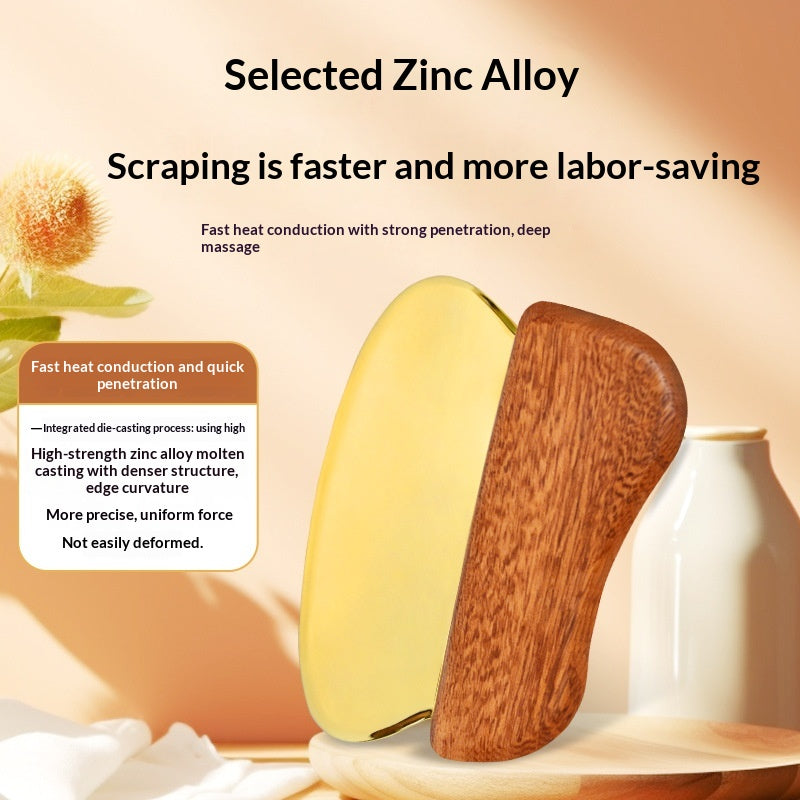 Zinc Alloy Fascia Scraper for Gua Sha - Enhance Your Self-Care