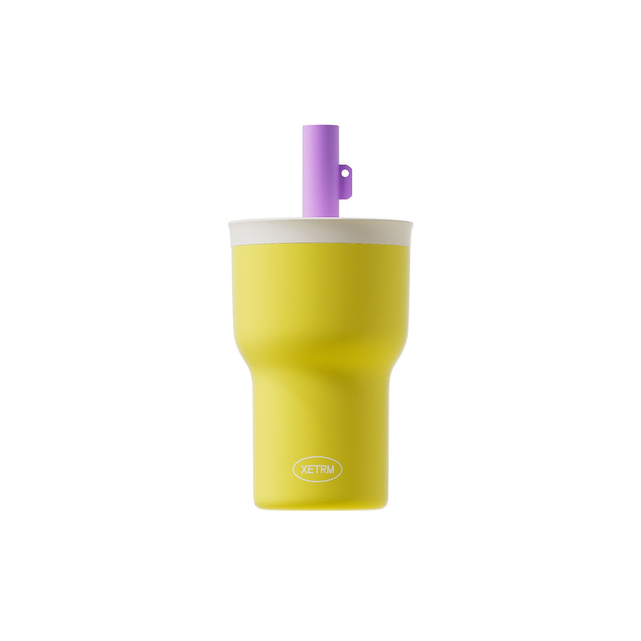 Large Capacity Insulated Tumbler with Straw - Stylish Design