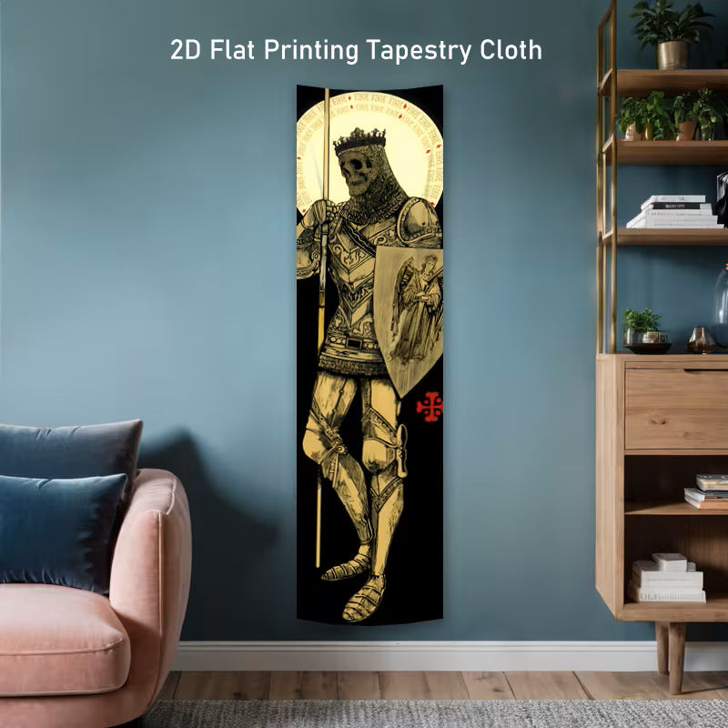 Polyester Peach-skin Tapestry with Digital Printing - Decorative Floral Art