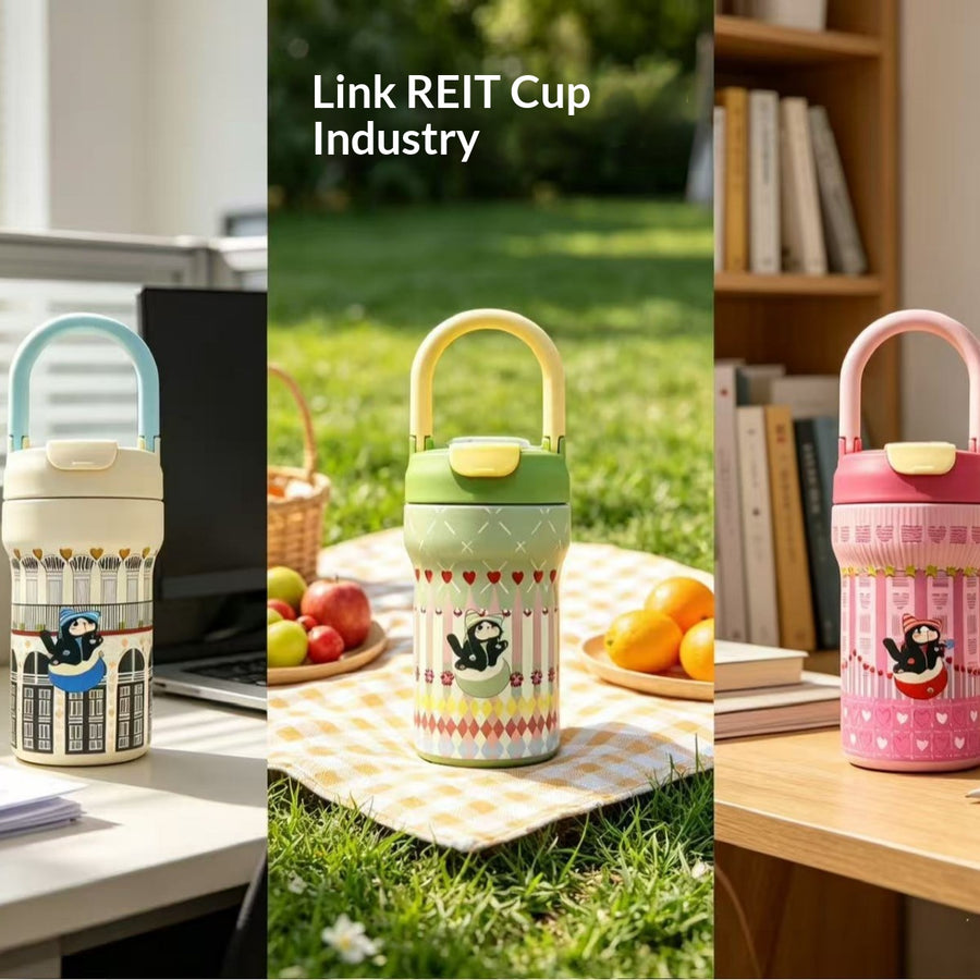 Iced Coffee Tumbler with Ceramic Liner – Portable & Large Capacity