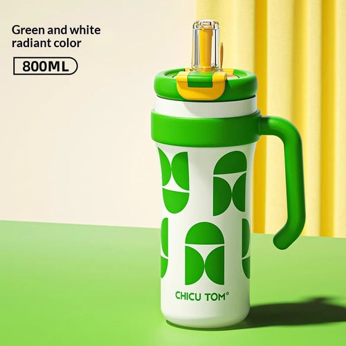 Stylish Tumbler with Handle for Iced Coffee Lovers