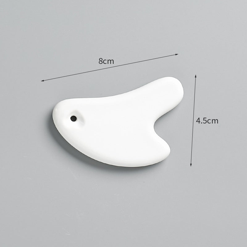Ceramic Gua Sha Board for Facial and Eye Beauty Care