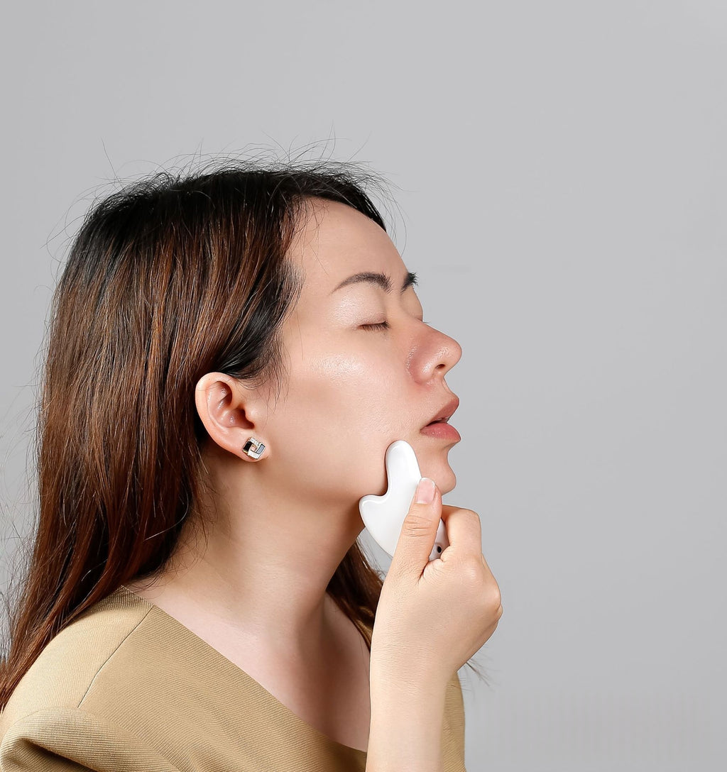 Ceramic Gua Sha Board for Facial and Eye Beauty Care