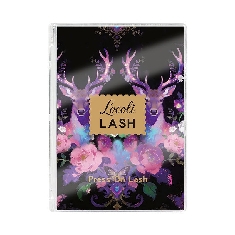 Self-adhesive Glue-free False Eyelashes with Tweezers