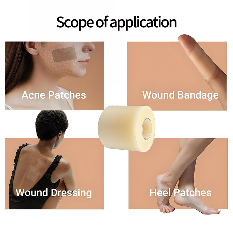 Customizable Hydrocolloid Dressing Roll - Ideal for Skin Care