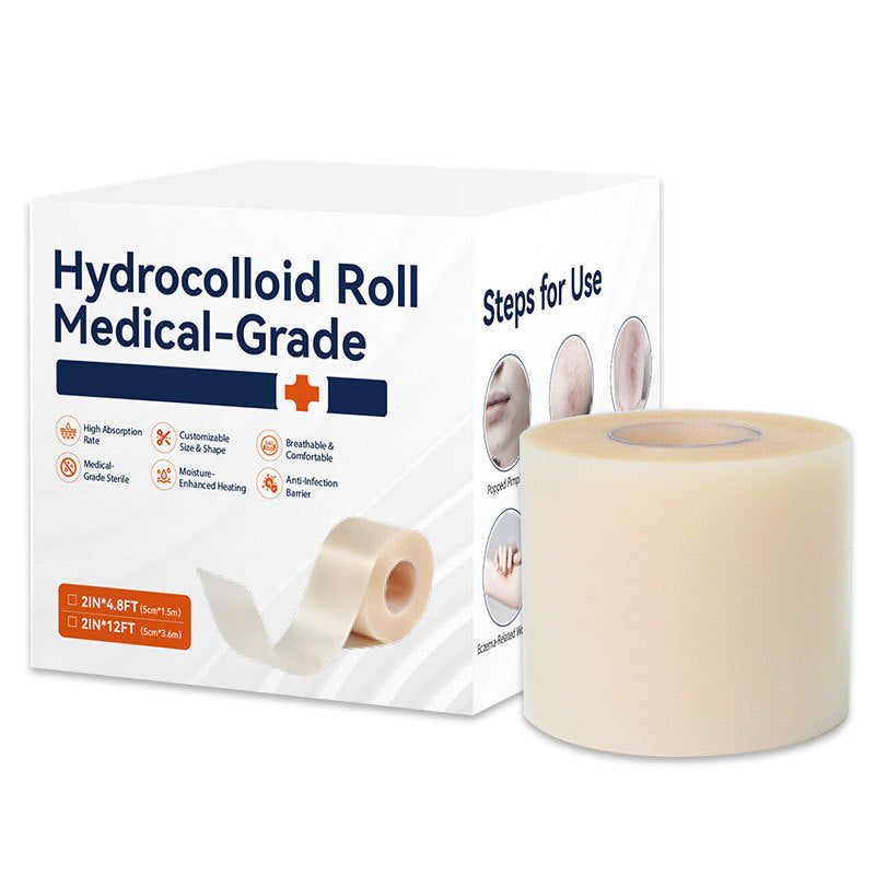 Customizable Hydrocolloid Dressing Roll - Ideal for Skin Care