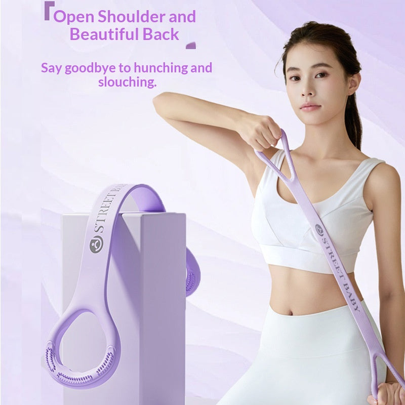 8 Resistance Band for Back and Shoulder Stretching