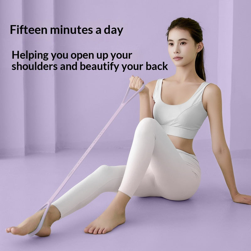 8 Resistance Band for Back and Shoulder Stretching
