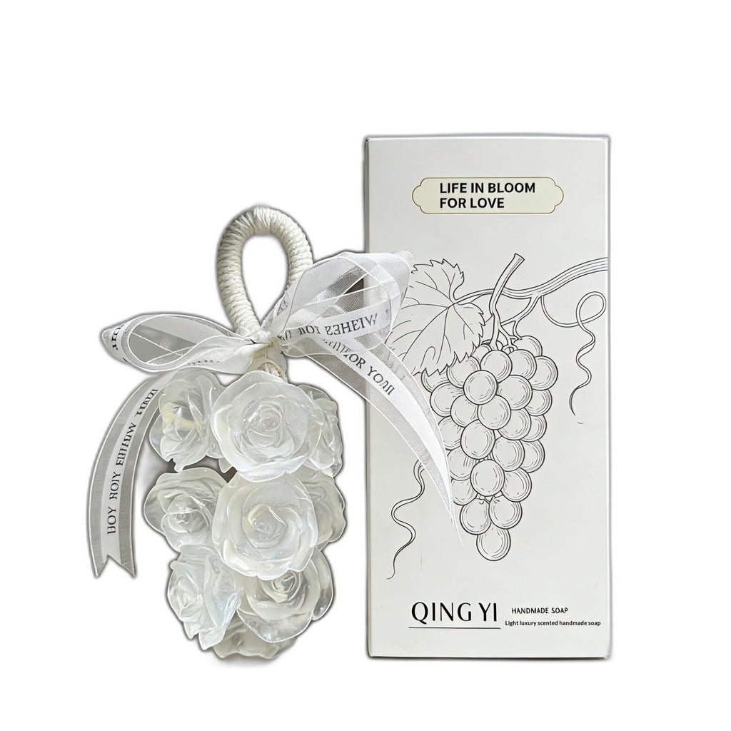 Crystal Rose-Shaped Handmade Aromatherapy Soap