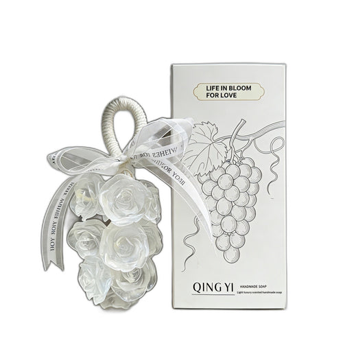 Crystal Rose-Shaped Handmade Aromatherapy Soap