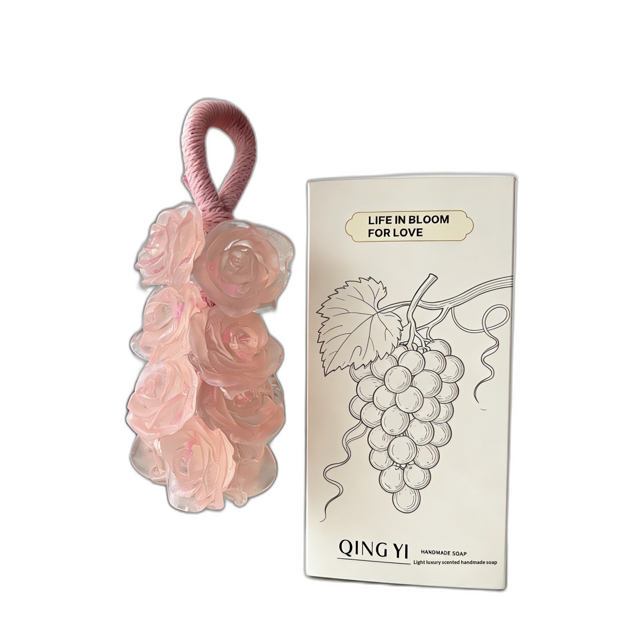 Crystal Rose-Shaped Handmade Aromatherapy Soap
